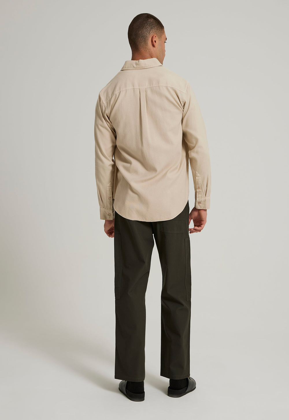 Jac+Jack HANNAH BRUSHED COTTON SHIRT in Canas
